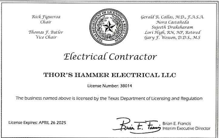 Electrical License